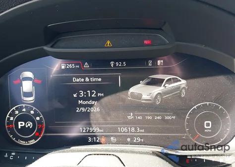 2018 Audi A3 2.0T Premium/2.0T Tech Premium from USA, damaged, VIN WAUB8GFF6J1087045